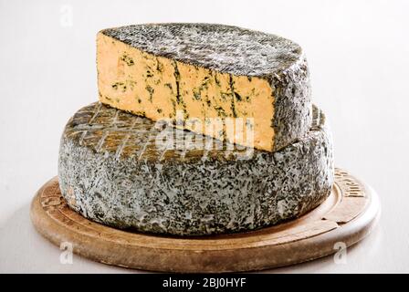 Blacksticks Blue Cheese aus Lancashire UK - Stockfoto