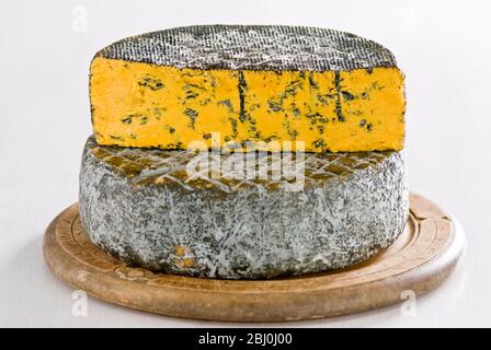 Blacksticks Blue Cheese aus Lancashire UK - Stockfoto