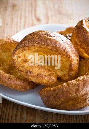 Individuelle Teig Puddings - Yorkshire Puddings - Stockfoto