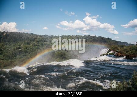 Iguazu Falls, Argentinien, Brasilien Stockfoto