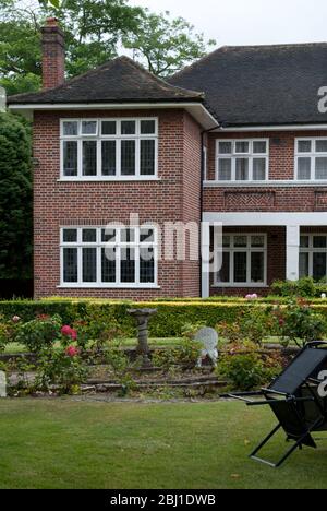 1930er Jahre Architektur Gehäuse in windermere, Lytton Grove, London SW15 Stockfoto