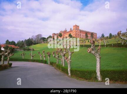 Pontificia University. Comillas, Kantabrien, Spanien. Stockfoto