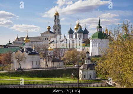 Trinity lavra von St. Sergius in Sergiyev Posad. Russland. Stockfoto