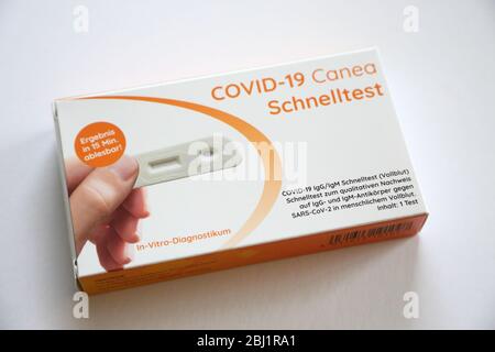 Covid-19 Antibody Test Kit Stockfoto