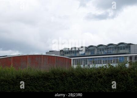 1950s Architektur Stahlglas The Elliot School, London SW15 LCC Architects G. A. Trevett Philip Rogers N. S. Bahle John Bancroft Stockfoto