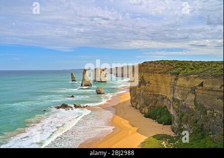 Die zwölf Apostel an der Great Ocean Road Stockfoto