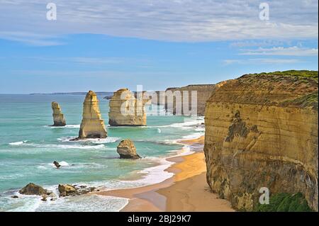 Die zwölf Apostel an der Great Ocean Road Stockfoto