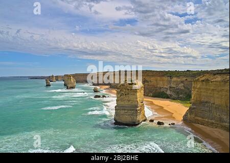 Die zwölf Apostel an der Great Ocean Road Stockfoto