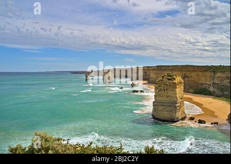 Die zwölf Apostel an der Great Ocean Road Stockfoto