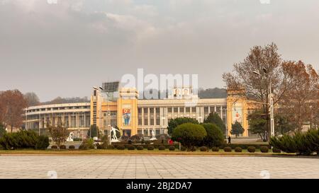 Pjöngjang / DPR Korea - 12. November 2015: Kim Il-sung Stadion in Pjöngjang, Nordkorea Stockfoto