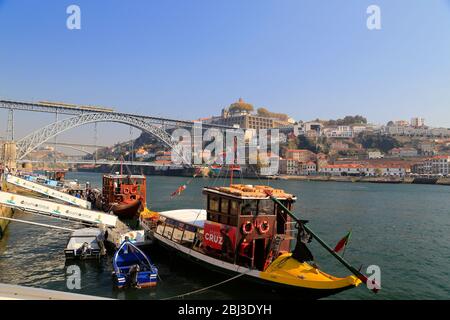 Stadt Porto oder Porto in Portugal. Stockfoto