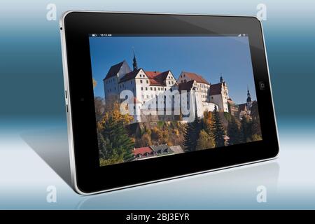 1046 erstmals urkundlich belegt Schloss Colditz bei Leipzig, Sachsen, Deutschland, Europa Stockfoto