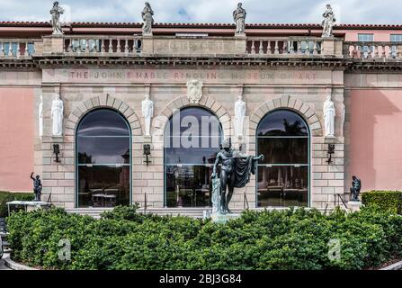 Das Ringling Museum of Art in Sarasota in Florida. Stockfoto