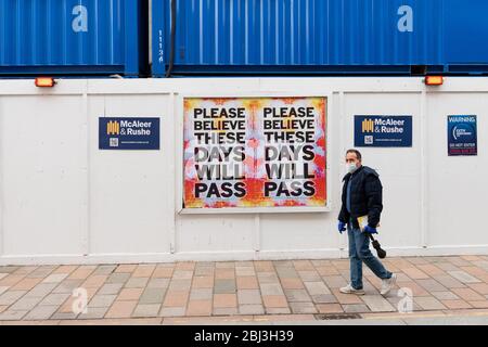 Glasgow, Schottland, Großbritannien. April 2020. Glasgow während der Sperrung des Coronavirus Quelle: Kay Roxby/Alamy Live News Stockfoto