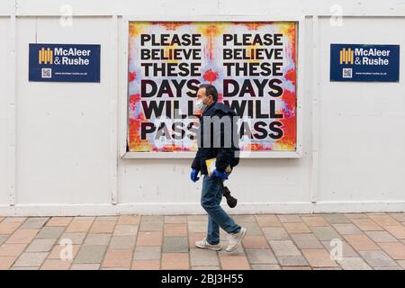 Glasgow, Schottland, Großbritannien. April 2020. Glasgow während der Sperrung des Coronavirus Quelle: Kay Roxby/Alamy Live News Stockfoto