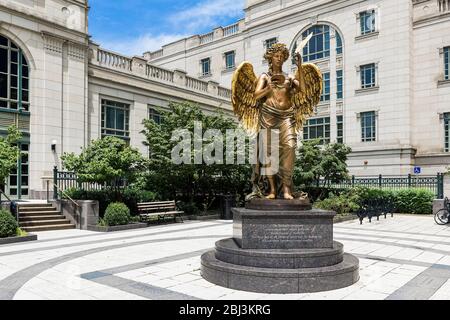 Das Äußere der Schermerhorn Symphony Hall in Nashville in Tennessee. Stockfoto