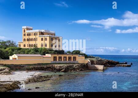 Villa Las Tronas Hotel in Alghero auf Sardinien. Stockfoto