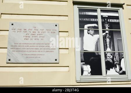 Wien, Österreich. Museum Judenplatz in Wien Stockfoto