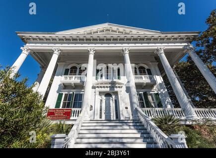 Bellamy Mansion Museum in Wilmington. Stockfoto