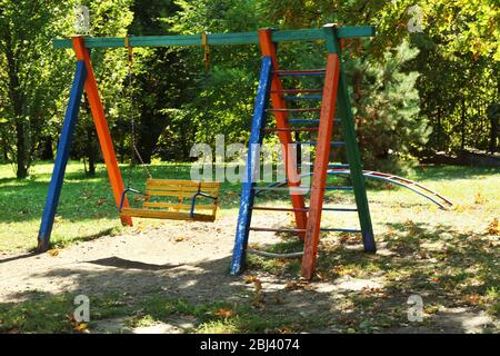 Kinderspielplatz im Park Stockfoto