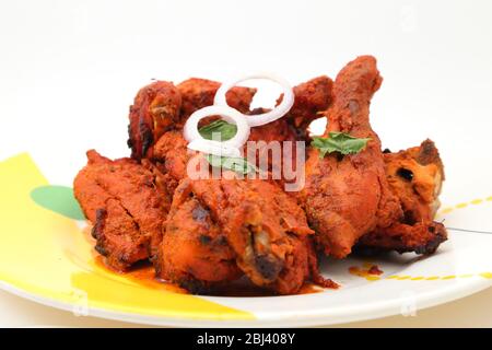 Tandoori oder gebratenes Huhn Stockfoto