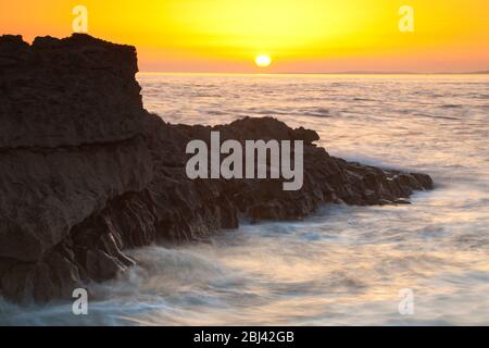 Rest Bay, Porthcawl, South Wales, Großbritannien Stockfoto