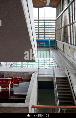 Architektur der 1960er Jahre das Crystal Palace Sports Centre, London SE19 von LCC Architects Leslie Martin Stockfoto