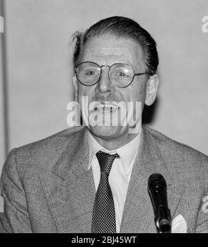 Porträt von Edward Charles Morice Fox OBE Stockfoto