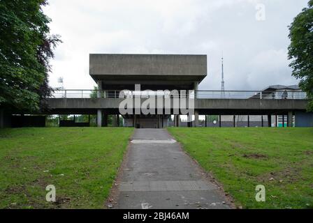 Architektur der 1960er Jahre das Crystal Palace Sports Centre, London SE19 von LCC Architects Leslie Martin Stockfoto