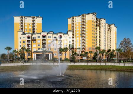 Lake Buena Vista Resort Hotel und Spa in Orlando in Florida. Stockfoto