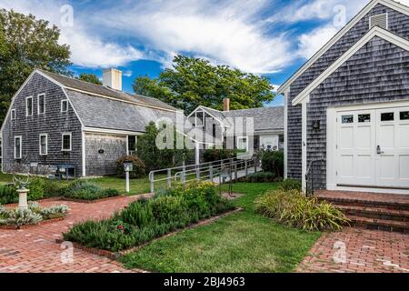 Das Atwood House und Museum in Chatham in Cape Cod. Stockfoto