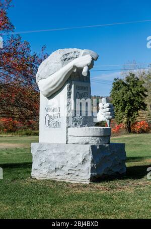 Vermont Granite Museum in Barre in Vermont. Stockfoto