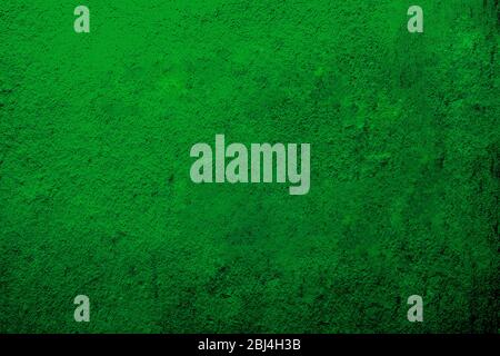 Dekorative Stuck Zementwand, Grunge grün strukturierten Hintergrund. Abstraktes Banner stilisierte Tapete. Stockfoto