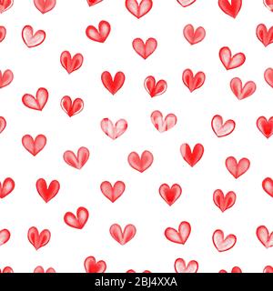 Valentinstag nahtloses Muster. Stockfoto