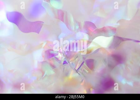 Abstrakt verschwommen hell schönen Glitzer Hintergrund. Pastell und sanfte Farben. Heller und farbenfroher Hintergrund. Stockfoto