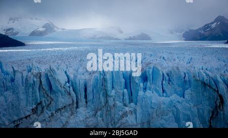 Der Perito-Moreno-Gletscher, El Calafate, Argentinien Stockfoto