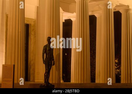 Die Hofburg bei Nacht, Wien, Niederösterreich, Österreich Stockfoto