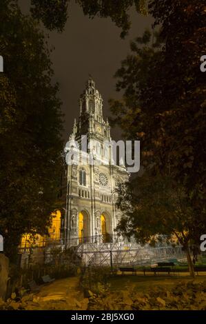 Die Eglise de la Sainte-Trinite ist eine römisch-katholische Kirche im 9. Arrondissement von Paris, Frankreich. Die Kirche ist ein Gebäude der zweiten Stockfoto