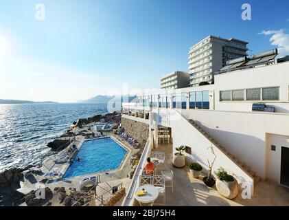 Das schöne Importanne Resort in Dubrovnik, Kroatien. Stockfoto