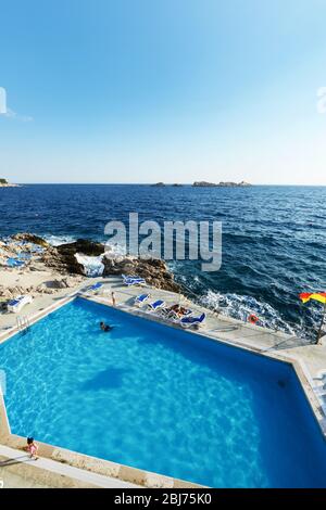 Das schöne Importanne Resort in Dubrovnik, Kroatien. Stockfoto