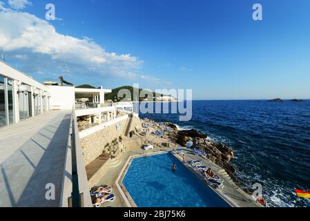 Das schöne Importanne Resort in Dubrovnik, Kroatien. Stockfoto