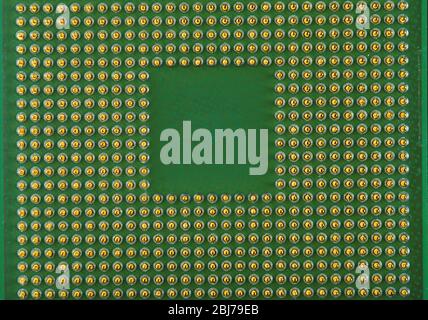 Computerprozessor, Nahaufnahme Stockfoto