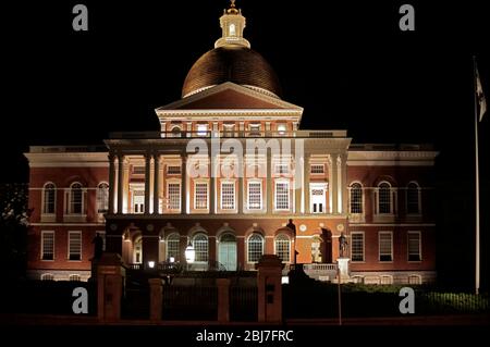 Massachusetts State House, Boston, Massachusetts, Vereinigte Staaten Stockfoto