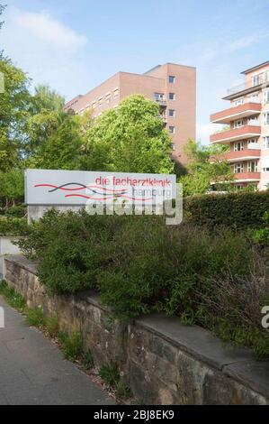 IM Bild: Facharztklinik Hamburg Eppendorf , Hamburg am 28.4.2020 Stockfoto