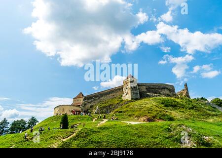 Zitadelle Rasnov, in Brasov County, Rumänien Stockfoto