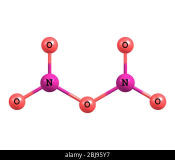 dinitrogenpentoxid stickstoffpentoxid ist die chemische verbindung mit der formel n2o5 n2o5 ist eines der binaren stickoxide eine familie von compo stockfotografie alamy