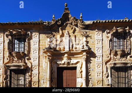 Aristokratischer Palast, Cilla del Cabildo de la Catedral de Sevilla, Osuna, Provinz Sevilla, Andalusien, Spanien, Europa. Stockfoto