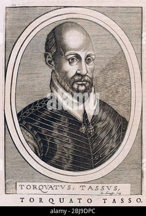 TORQUATO TASSO (1544-1595), italienischer Dichter Stockfoto