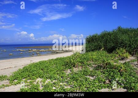 Die Insel Saint Martin, die lokal als Narkel Jinjira bekannt ist, ist die einzige Koralleninsel und einer der berühmtesten Touristenorte von Bangladesch. Stockfoto