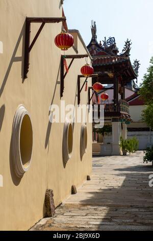 Architektur Erbe altes Gebäude Cheah Kongsi in Penang. Stockfoto